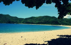 Voici une des plus belles plages du monde : la plage de Mawun à Bali.