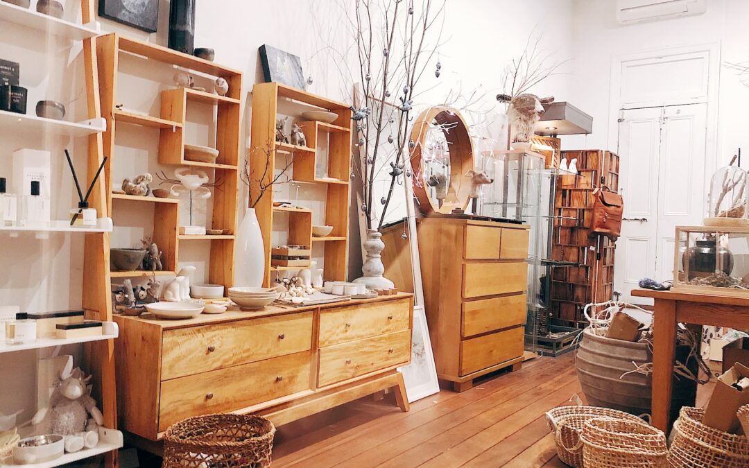 Rustic natural style shop