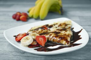 Une crêpe pour le dessert !